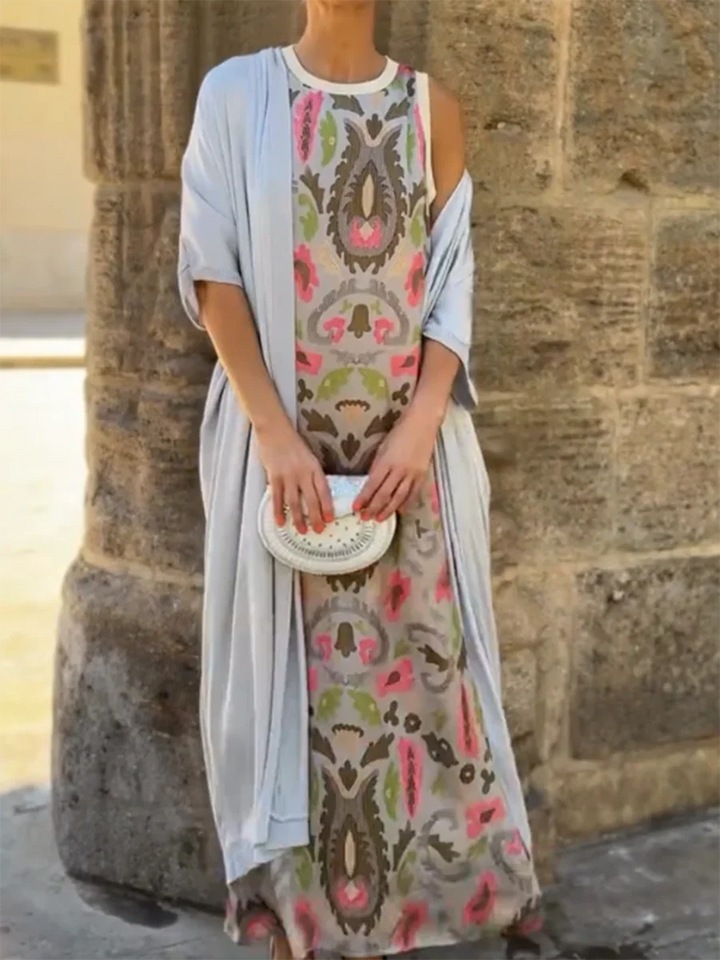 Delly - Boho Chic Two-Piece Dress