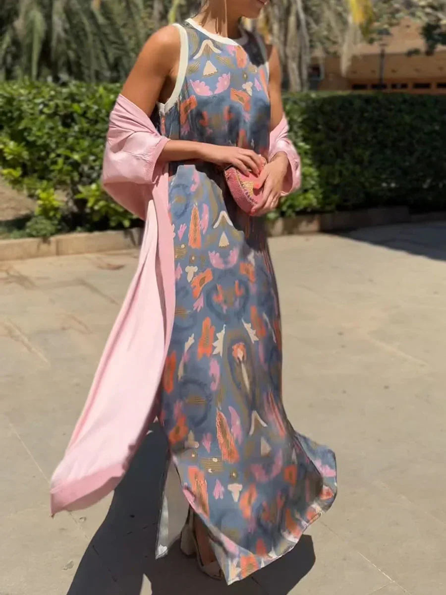 Delly - Boho Chic Two-Piece Dress