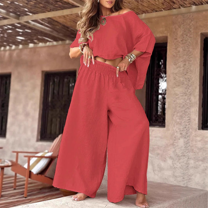 Alice™ | Casual Off-Shoulder Two Piece Set